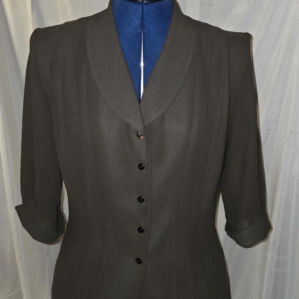 Danny & Nicole Women's Dark Brown Blazer